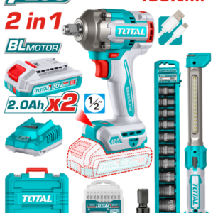 TOTAL TOSLI23056 Cordless 2 pcs combo kit 20V