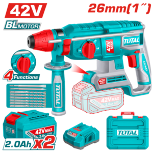 TOTAL TRHLI422682 Cordless rotary hammer 42V