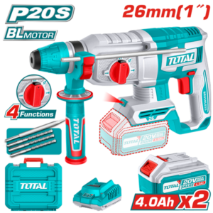 TOTAL TRHLI202682 Cordless rotary hammer 20V