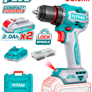 TOTAL TDLI205062 Compact Brushless Cordless Drill 20V