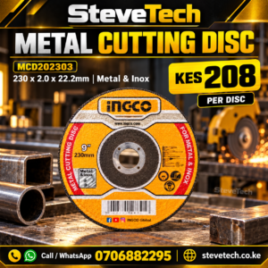 INGCO MCD202303 230mm Metal Cutting Disc – SteveTech poster with price KES 208