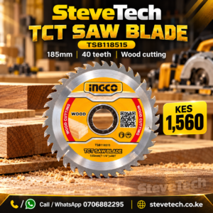 INGCO TSB118515 185mm 40T TCT Saw Blade – SteveTech poster with price KES 1,560