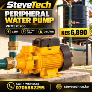 INGCO VPM370268 0.5HP Peripheral Water Pump – SteveTech poster with price KES 6,890