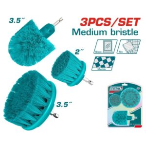 TOTAL TACM3001 3 Pcs Medium bristle brush set