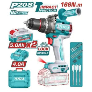 TOTAL TIDLI201668 20V brushless impact drill 166Nm