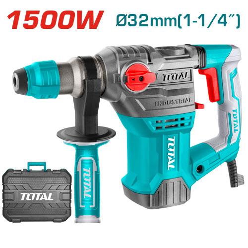 TOTAL TH1153216 1500W SDS Plus Rotary Hammer - 5.5J 1 TOTAL TH1153216 1500W rotary hammer
