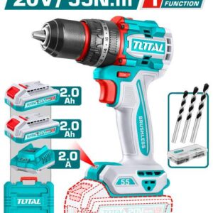 TOTAL TIDLI20558 20V brushless impact drill kit