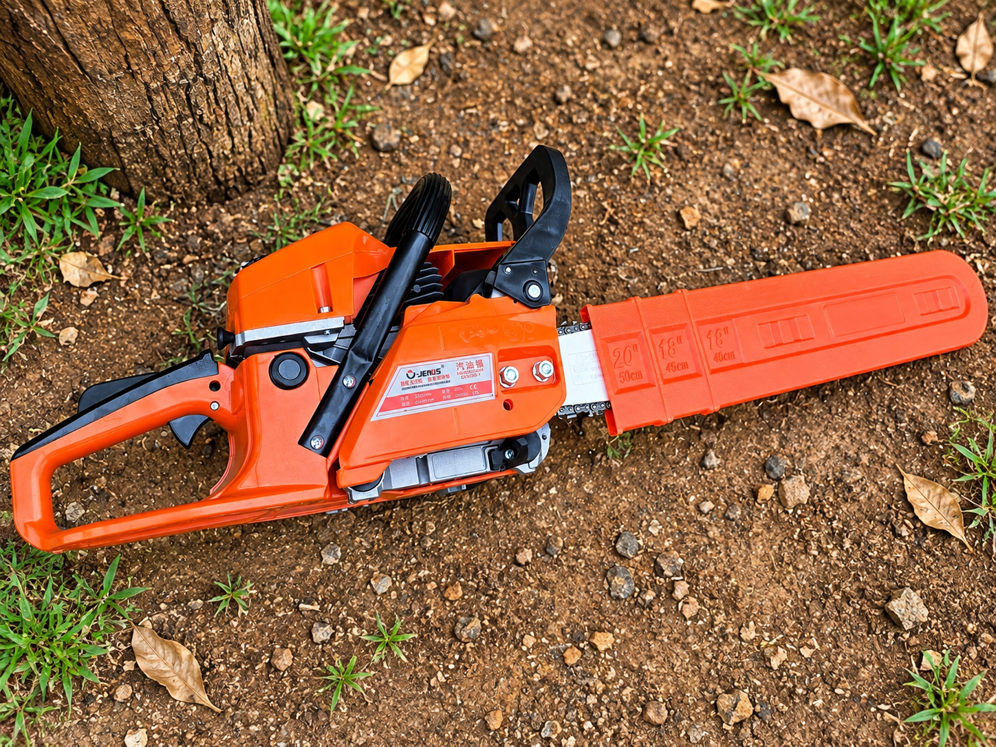 U-JENS 58cc Petrol Chainsaw 3000W – OJS5800-2 Kenya 1 U-JENS OJS5800-2 58cc petrol chainsaw product photo