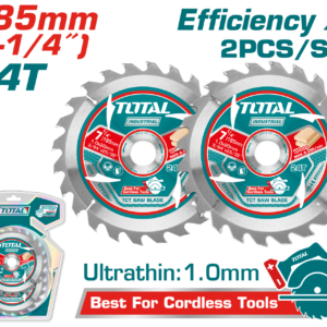 TOTAL TAC2331853 Ultra-thin TCT saw blade set