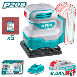 TOTAL TSHSLI20141 Cordless sheet sander 20V