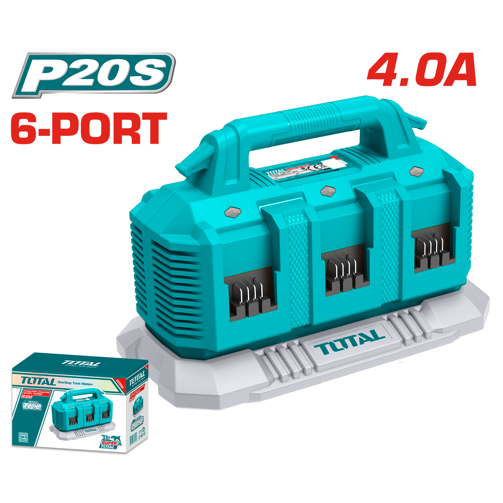 TOTAL TFCLI2064 Battery charger 20V 1 TOTAL TFCLI2064 Battery charger 20V