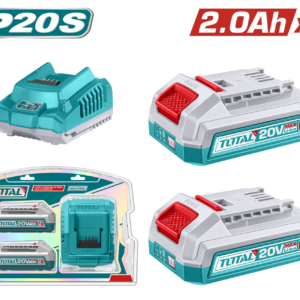 TOTAL TFBCPK2212 P20S Lithium-Ion battery and charger kit 20V
